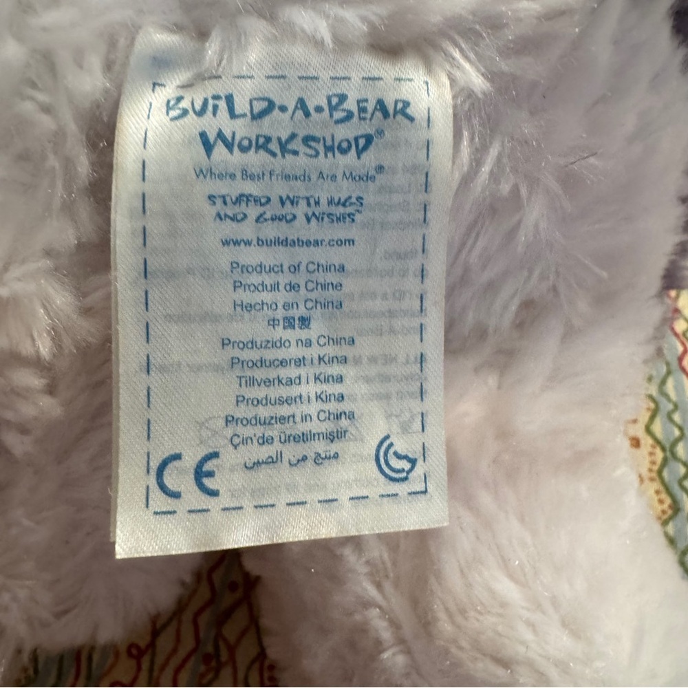 Build-A-Bear Fluffy Husky Dog Toy - Grey and White - Picture 4 of 7